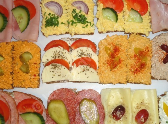 FFV 151- Finger Food Vollkornbrot- Buntgemischt m. Fisch