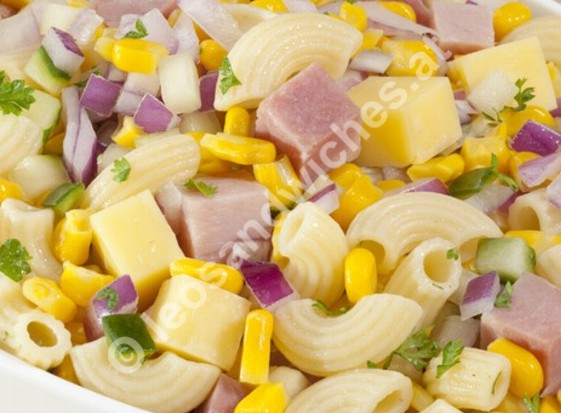 SLSKN0120 Schinken Käse Nudelnsalat
