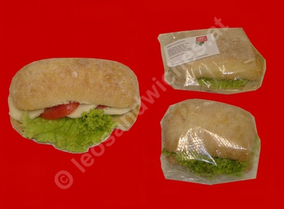 SN105- Ciabatta m. Mozzarella u. Tomaten
