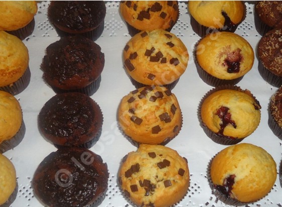 MF101p50a- PlattenBox 50Muffins 5 Sorten!