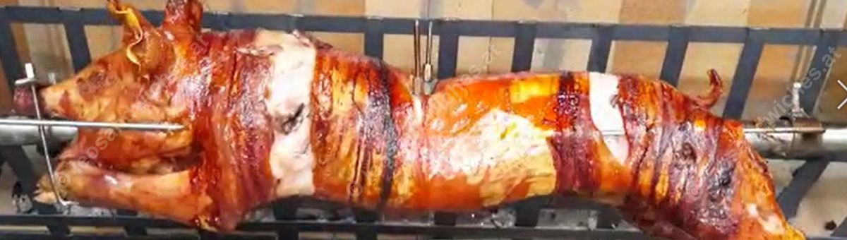 Menü SF 1- Spanferkel Ganz mit Beilagen